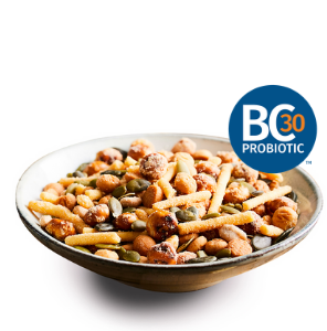 bowl of mixed nuts with BC30