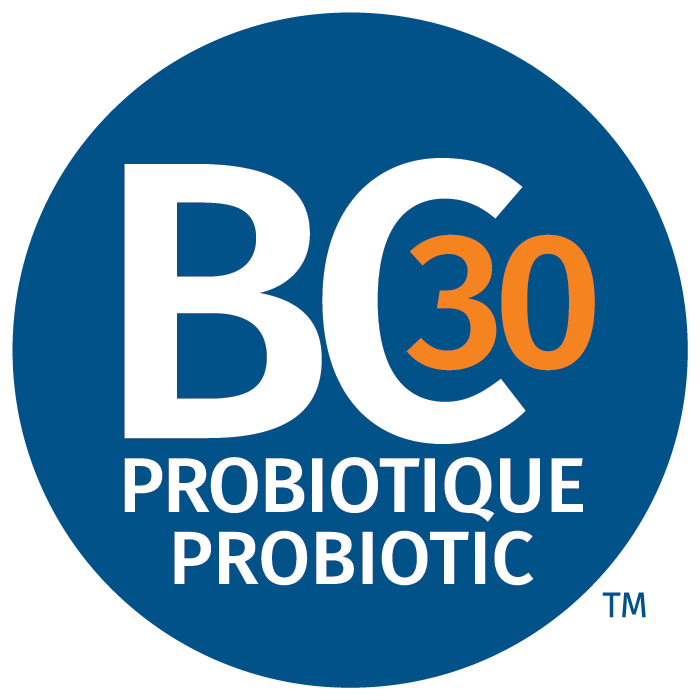 Logo for Canada in French and English - BC30 Probiotic